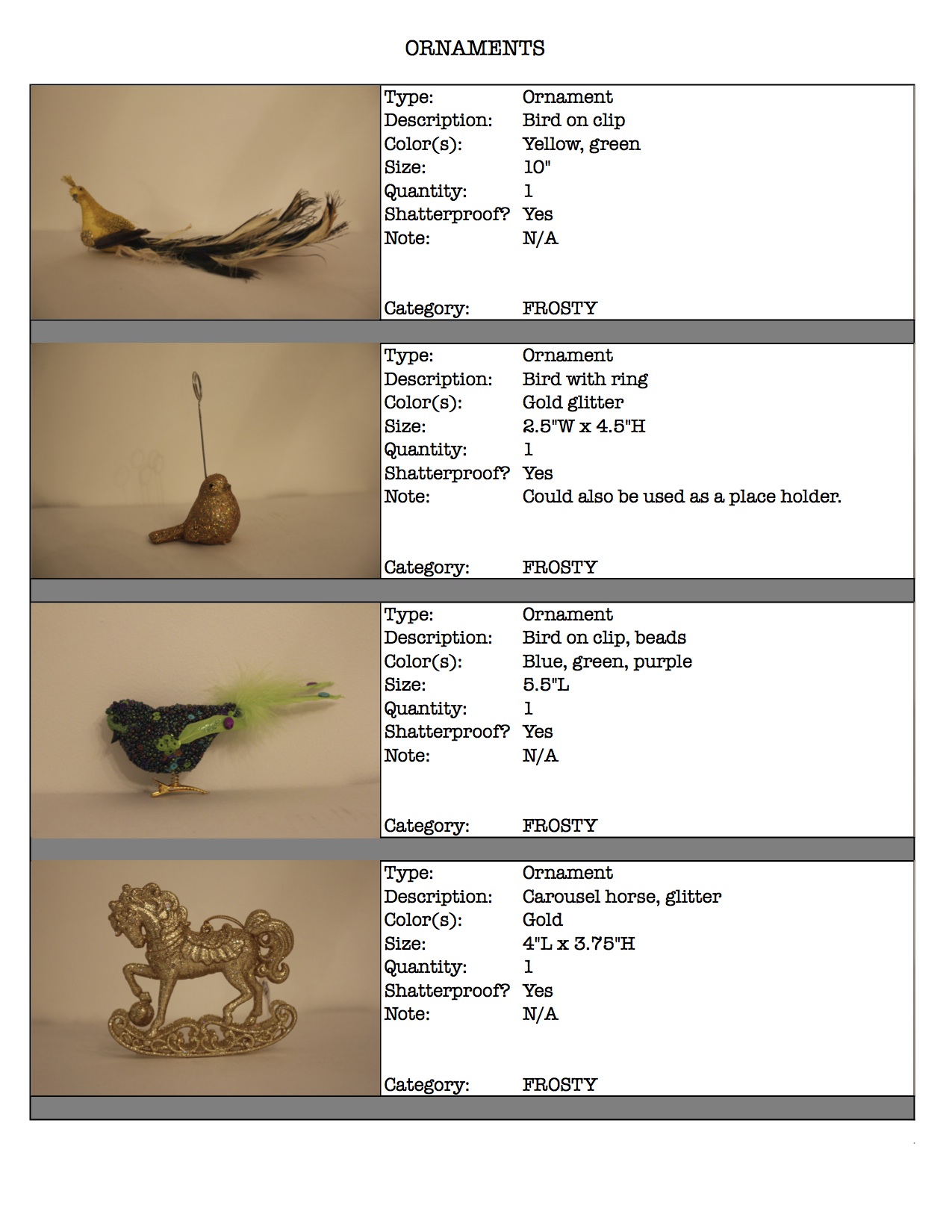 Holiday Decorations Binder | Redesigned by M