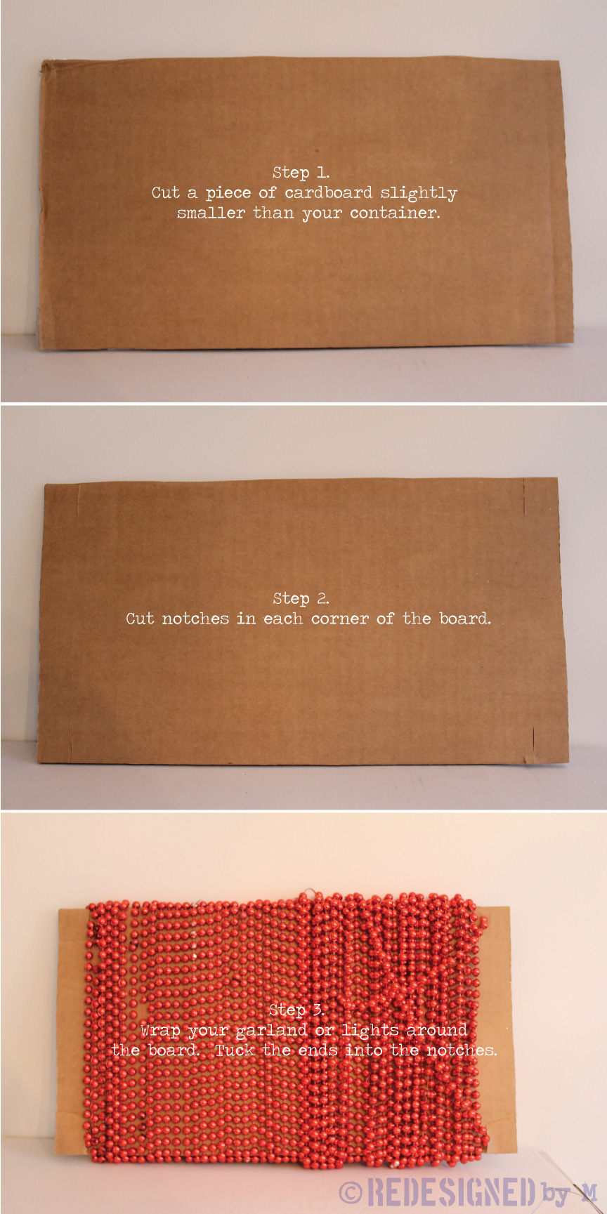 How to keep your garlands and lights tangle free | Redesigned by M