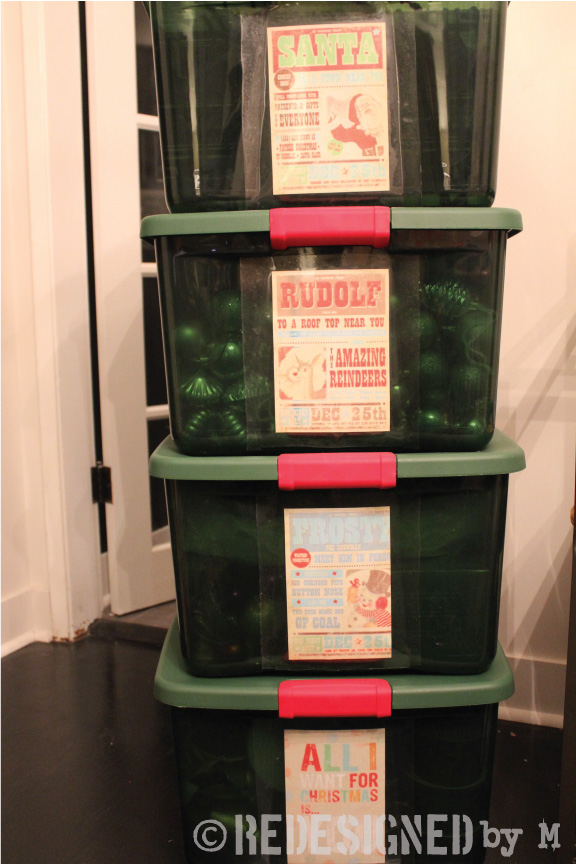 Christmas Container Labels | Redesigned by M