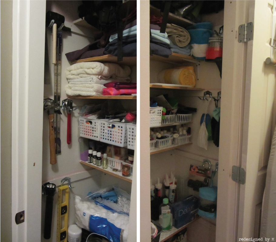 Linen Closet Makeover | Redesigned By M