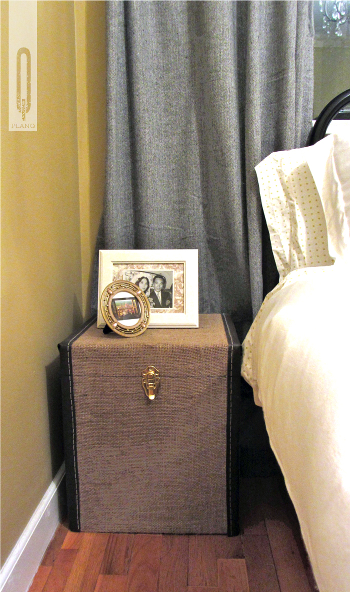 Upcycled Burlap Trunk | Planq Studio