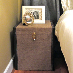 Upcycled Burlap Trunk | Planq Studio