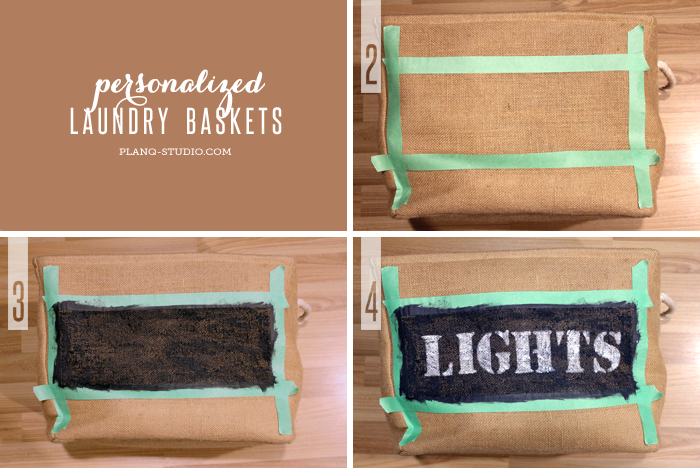 Personalized Laundry Baskets - Tutorial | Planq Studio