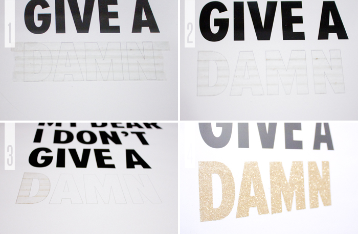 GWTW Glitter Poster | Planq Studio