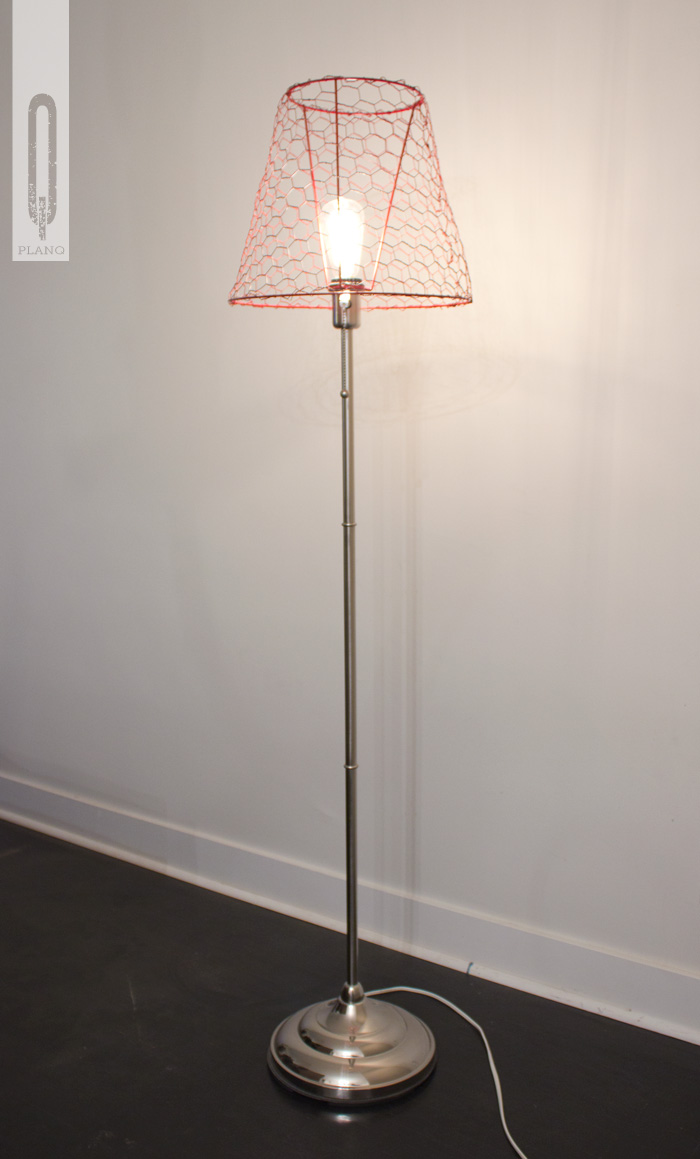 Chicken Wire Floor Lamp (Ikea Hack) | Planq Studio